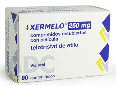 Xermelo 250 mg filmom obalené tablety