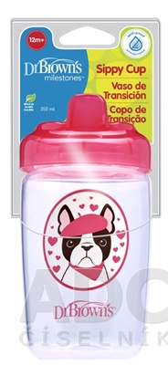 Dr.BROWN´S HRNČEK S TVRDÝM NÁUSTKOM 350 ml