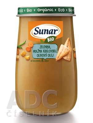 Sunar BIO príkrm ZELENINA, PRAŽMA kráľovská
