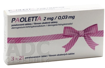 PAOLETTA 0,03 mg/2 mg