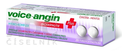 Voice-angin tvrdé pastilky