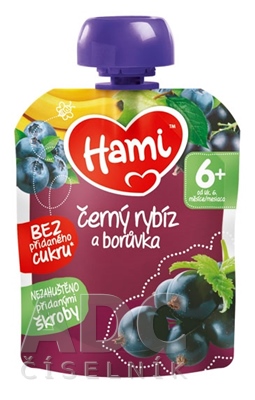 Hami ovocná kapsička Čierna ríbezľa a čučoriedka