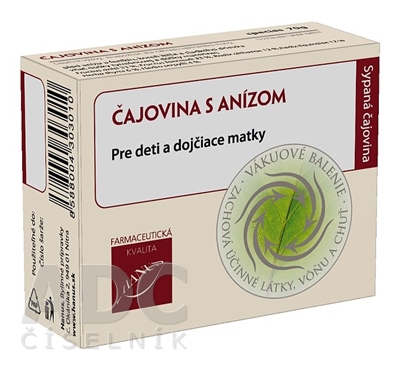 HANUS ČAJOVINA S ANÍZOM