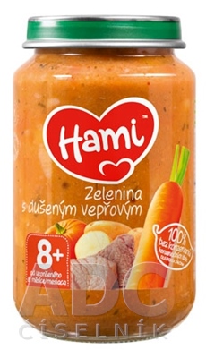 Hami príkrm Zelenina s duseným bravčovým
