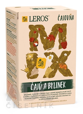 LEROS Čajovňa MIX ČAJOV A BYLINIEK