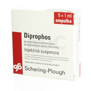 Stiahnutie z trhu: DIPROPHOS sus inj (amp.) 5x1 ml