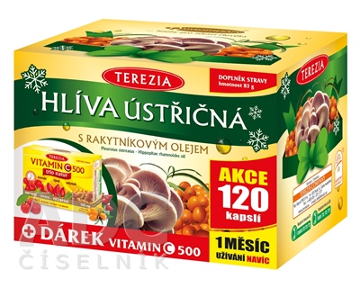 TEREZIA HLIVA USTRICOVITÁ S RAKYTNÍKOVÝM OLEJOM