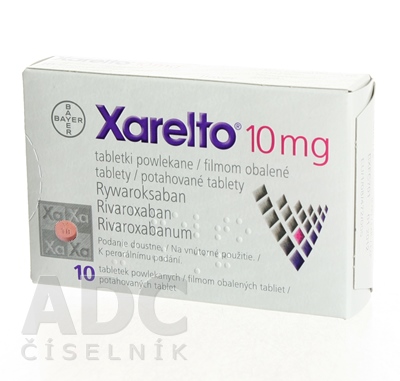 Xarelto 10 mg filmom obalené tablety