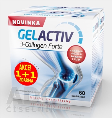 GELACTIV 3-Collagen Forte Akcia 1+1