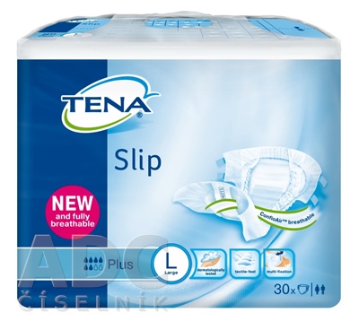 TENA SLIP PLUS LARGE NEW