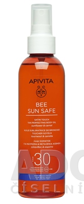 APIVITA BEE SUN SAFE TAN PERFECTING BODY OIL SPF30
