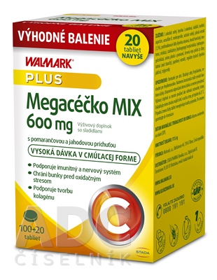 WALMARK MEGACÉČKO MIX 600 mg