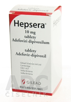 Hepsera 10 mg tablety