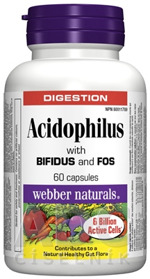 Webber Naturals Acidophilus+Bifidus+Fos
