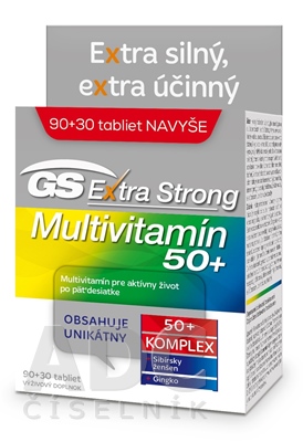 GS Extra Strong Multivitamín 50+