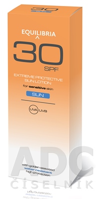 EQUILIBRIA SPF 30 SUN LOTION