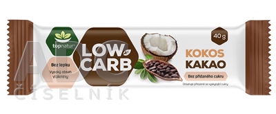 topnatur Tyčinka LOW CARB Kokos Kakao