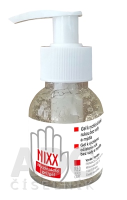 NIXX Hygienický gél na ruky s dávkovačom robust