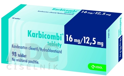 Karbicombi 16 mg/12,5 mg tablety
