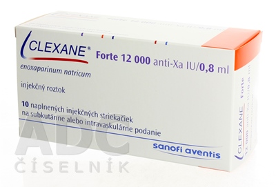 CLEXANE FORTE 12000 IU (120 mg)/0,8 ml