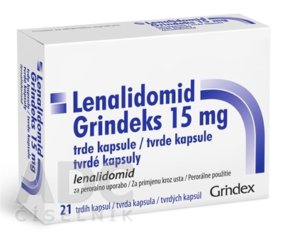 Lenalidomid Grindeks 15 mg tvrdé kapsuly