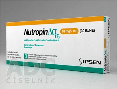 NutropinAq 10mg/2 ml (30 IU), injekčný roztok