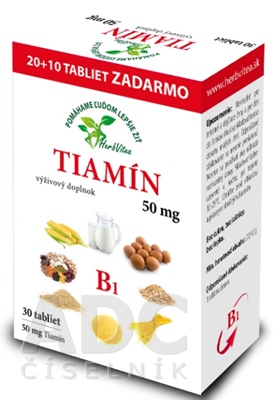 HerbVitea TIAMÍN 50 mg