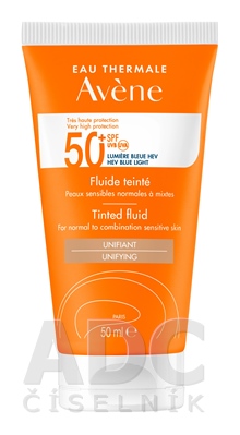 AVENE Tónovací FLUID SPF50+ UNIFYING