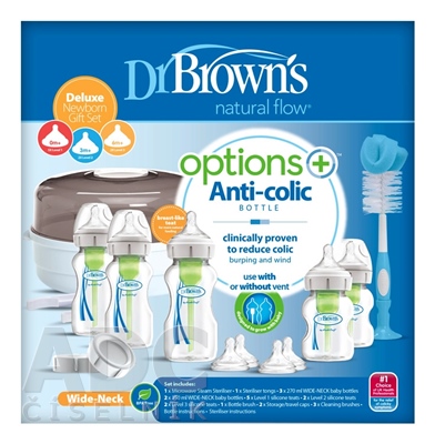 Dr.BROWN´S NOVORODENECKÁ SADA DELUXE OPTIONS+