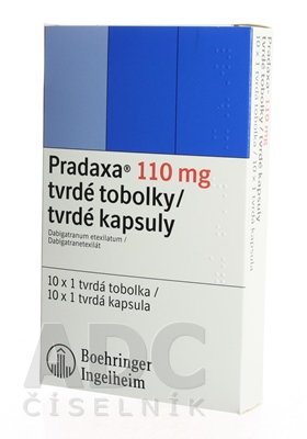 Pradaxa 110 mg tvrdé kapsuly