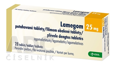 Lamegom 25 mg filmom obalené tablety