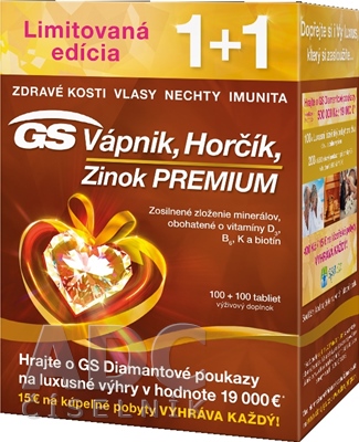 GS Vápnik, Horčík, Zinok PREMIUM 2017