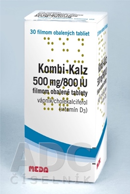 Kombi-Kalz 500 mg/800 IU filmom obalené tablety
