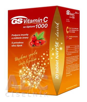 GS Vitamín C 1000 so šípkami darček 2021