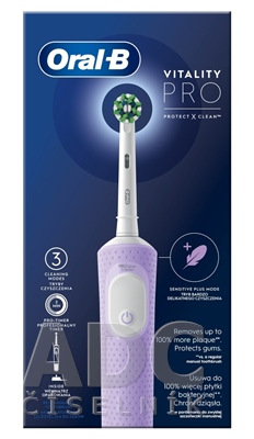 Oral-B VITALITY PRO Protect X Clean Lilac - ADC.sk