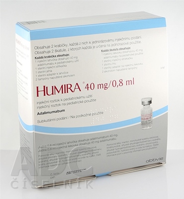 HUMIRA 40 mg/0,8 ml injekčný roztok