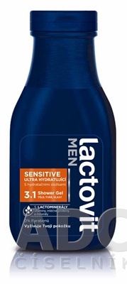 Lactovit MEN SENSITIVE 3v1 Sprchový gél