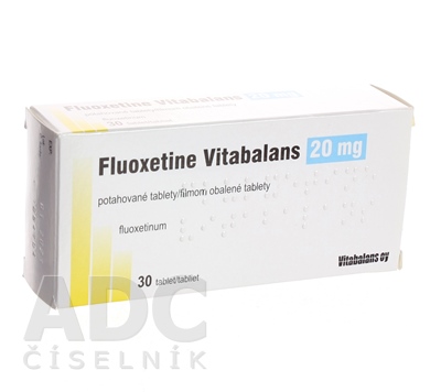 Fluoxetine Vitabalans 20 mg filmom obalené tablety