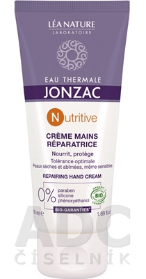 JONZAC Nutritive Reparatívny KRÉM NA RUKY BIO