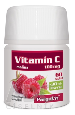 PargaVit VITAMÍN C Malina
