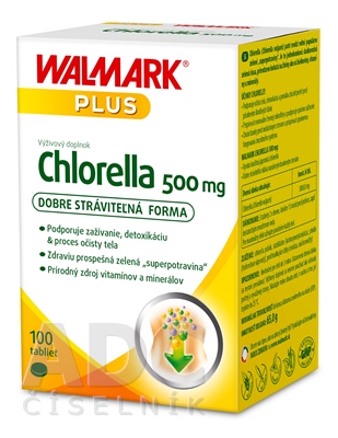 WALMARK Chlorella 500 mg (inov. obal 2019)
