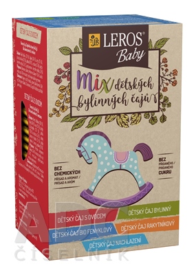 LEROS BABY MIX detských bylinných čajov