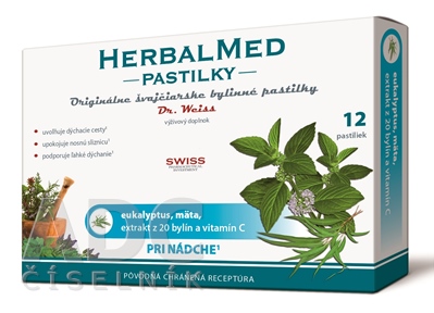 HERBALMED PASTILKY pri nádche - Dr.Weiss