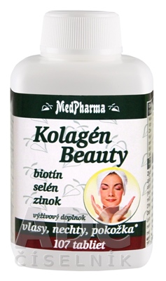 MedPharma Kolagén Beauty – biotín, selén, zinok