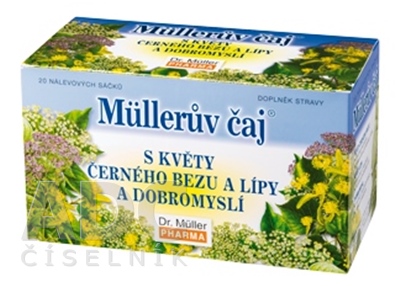 Müllerov čaj S KVETMI BAZY, LIPY A PAMAJORANOM
