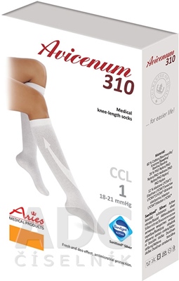 AVICENUM 310 Zdravotné podkolienky, Bavlna