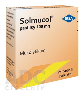 Solmucol pastilky 100 mg