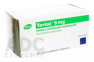TOVIAZ 8 mg tablety s predĺženým uvoľňovaním