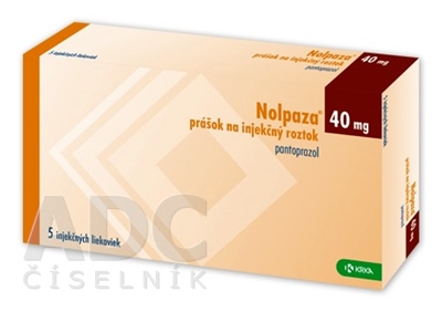Nolpaza 40 mg prášok na injekčný roztok
