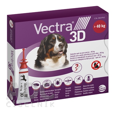 VECTRA 3D spot-on psy XL (>40 kg)